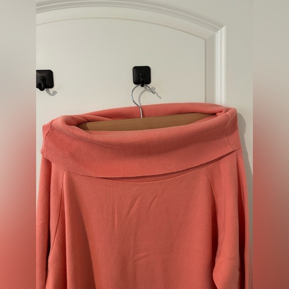 Cowl Neck Pink Sweater - Picture 5 of 8